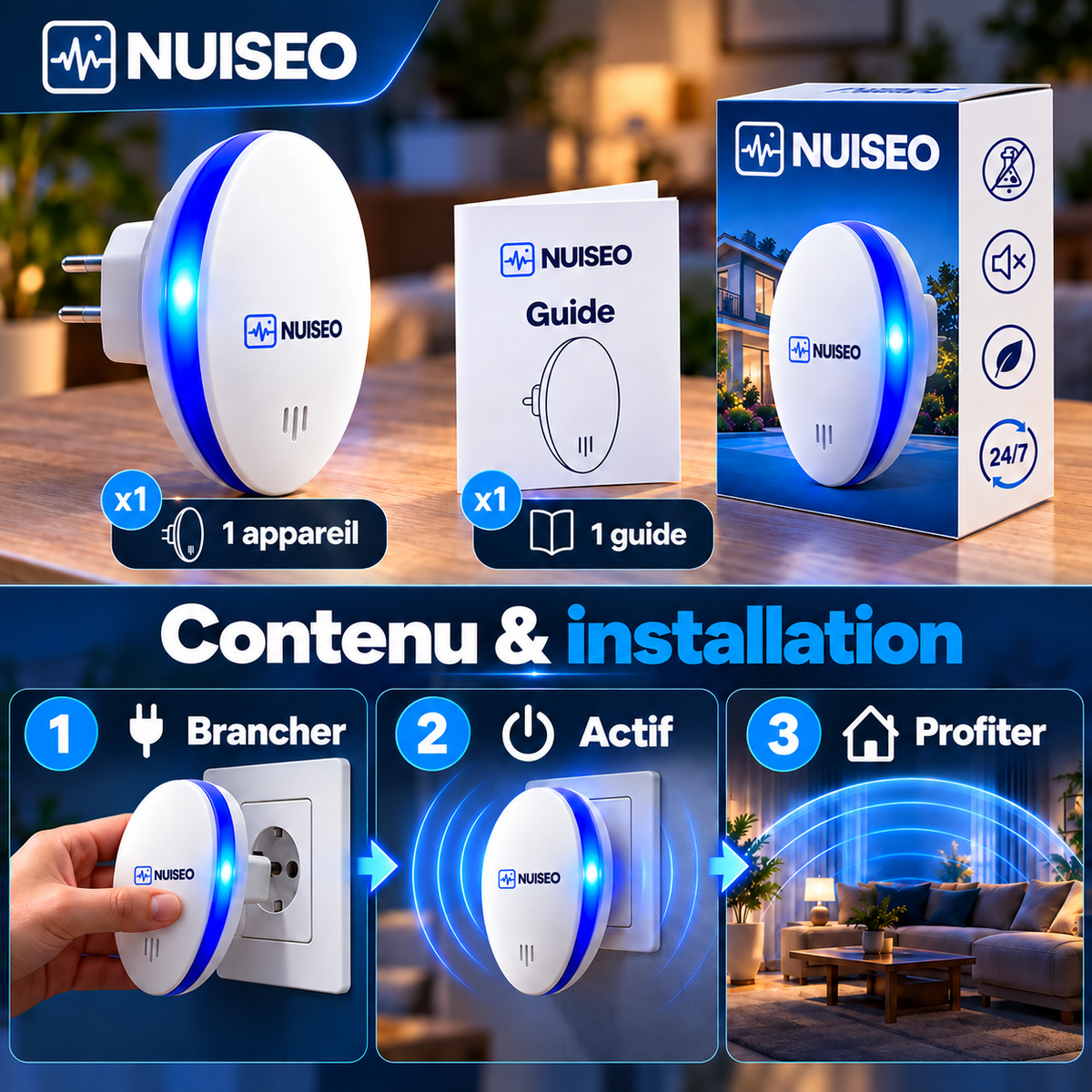 Répulsif Anti-Nuisibles à Ultrasons