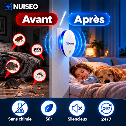 Répulsif Anti-Nuisibles à Ultrasons
